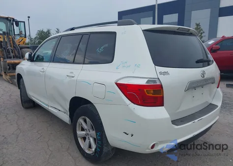 2010 Toyota Highlander из США, поврежденный, VIN 5TDZA3EH0AS007095